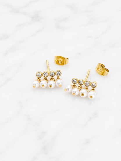 Boucle d'oreille ICÔNE Quatre rangs