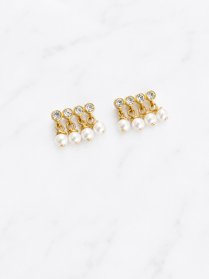 Boucle d'oreille ICÔNE Quatre rangs