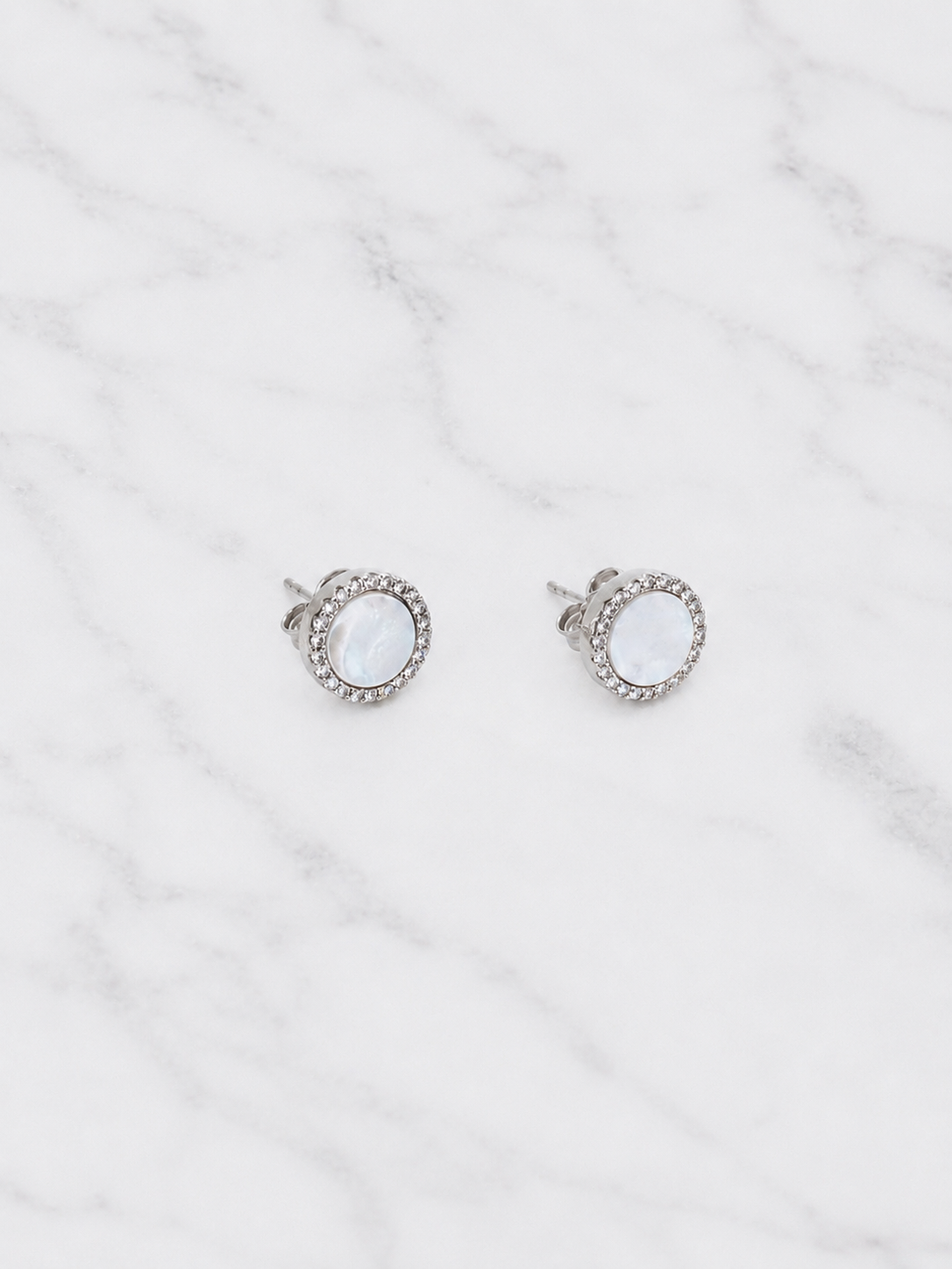 ICÔNE NACRÉ — Boucles d'oreilles