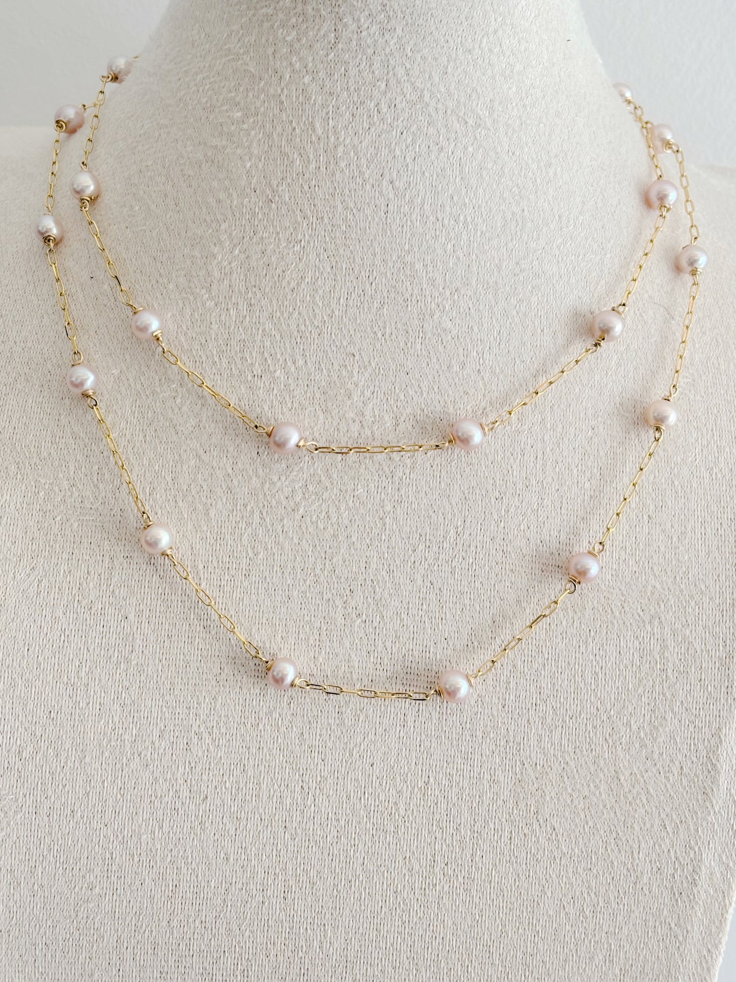 GEMME Rosé - Le collier sautoir