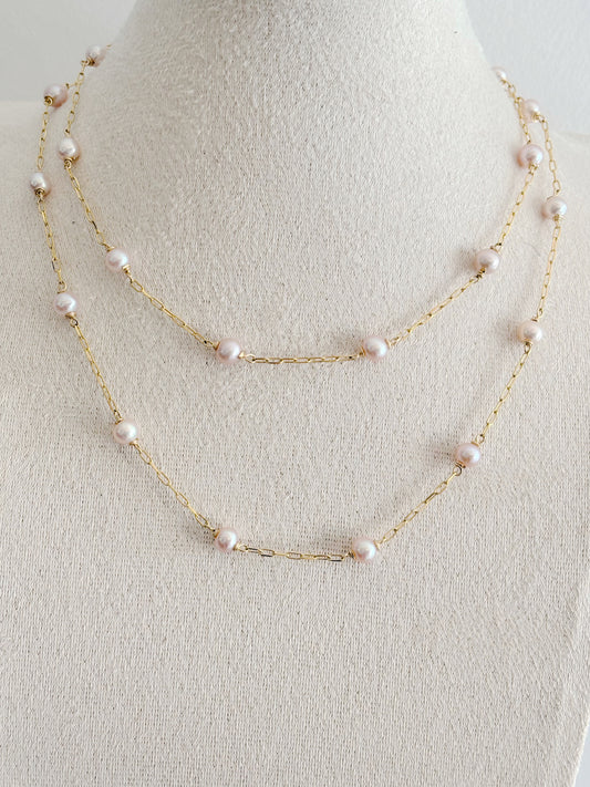 GEMME Rosé - Le collier sautoir