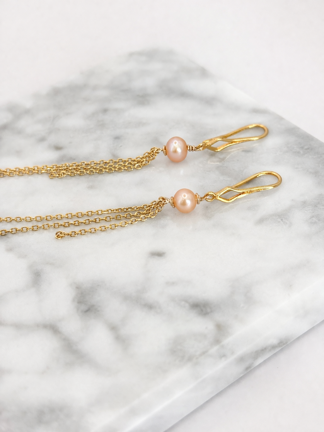 ICÔNE Love - Boucle d'oreille Peach