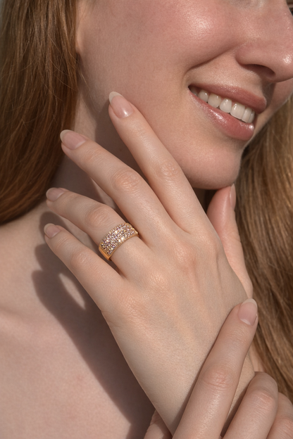 Bague OFFSET 3 rangs